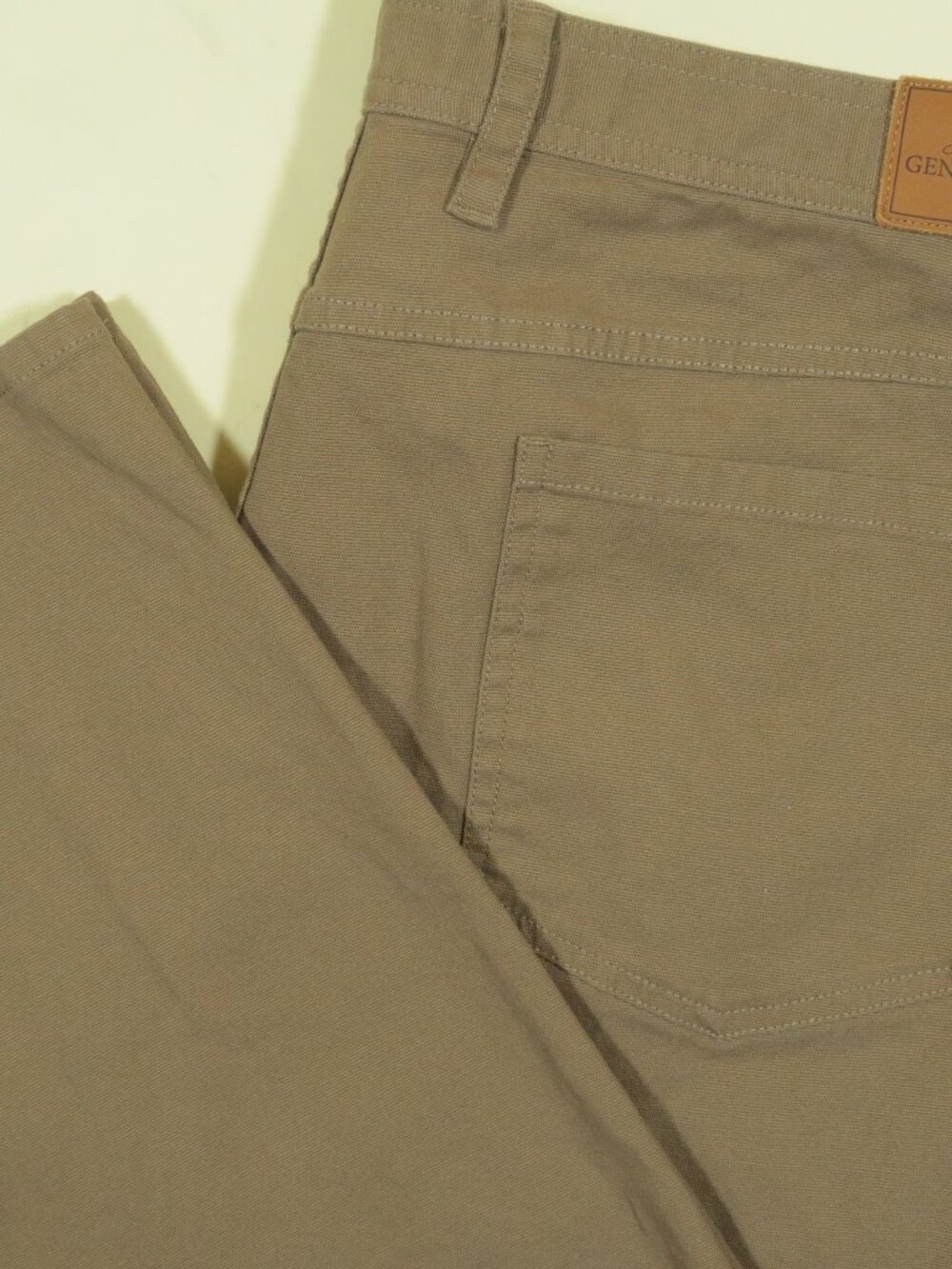 Genteal Billings Five Pocket Pants Mens 36 Walnut Brown Cotton Stretch New